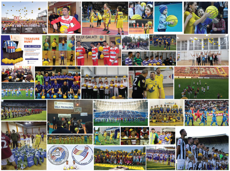Alexandrion Foundation offered over 100,000 balls to sports in Romania in 2018