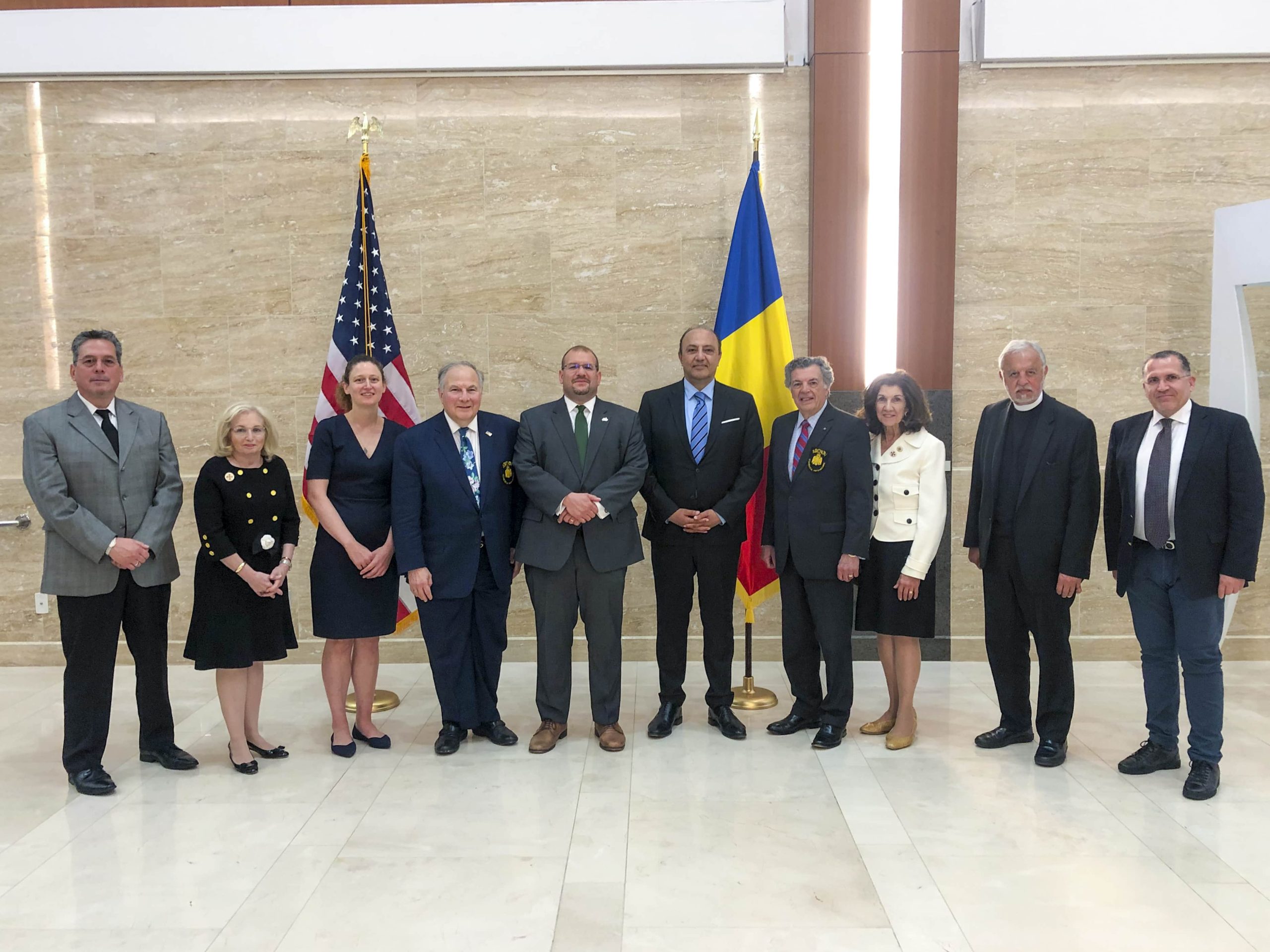 The Alexandrion Foundation has hosted the delegation of the Saint Andrew Order, Archons of the Ecumenical Patriarchate, on their religious freedom mission to Romania